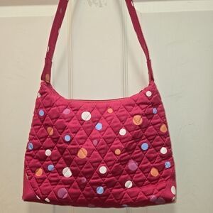 Vera Bradley Vintage Silk Courtney Pink shoulder bag